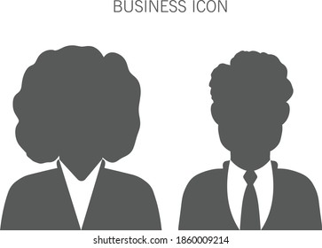 Set of business people avatar profile picture set including males & females isolated on white background. Businesswoman and businessman avatar profile picture . People profile silhouettes.