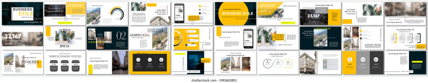 Set of business plan presentation online template. Social media pack. Easy use in modern blog posts,  Editable simple info banner, trendy book. For app, digital display style. Bright web flyer work a4