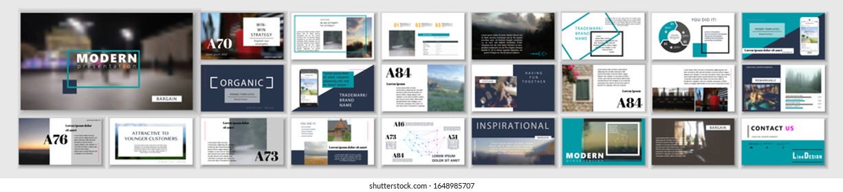 Set of business plan presentation template. Social media pack. Easy use in modern blog posts or Editable simple info banner, trendy book. For app, digital display style. Bright web flyer work. a4. ppt