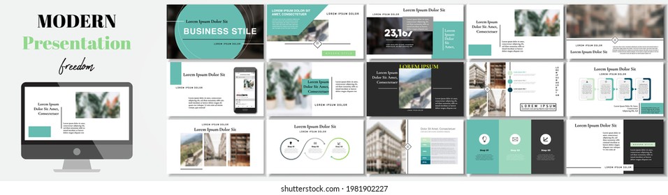 Set of business plan presentation template. Social media pack. Easy use in modern blog posts or Editable simple info banner, trendy book. For app, digital display style. Bright web flyer work. a4