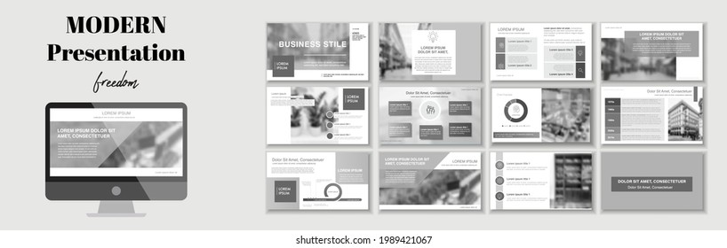 Set of business plan presentation template. Social media pack. Easy use in modern blog posts, Editable simple info banner, trendy book. For app, digital display style. Bright web A4 flyer work WEBINAR