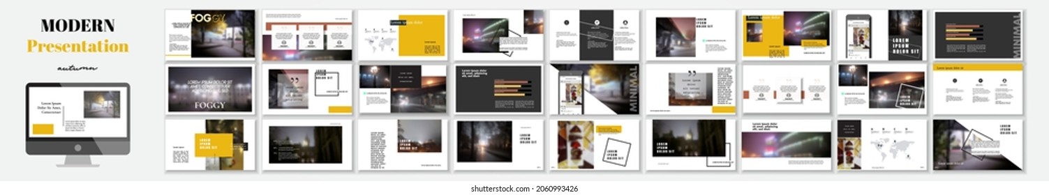 Set Of Business Plan Presentation Template. Social Media Pack. Easy Use In Modern Blog Posts Or Editable Simple Info Banner, Trendy Book. For App, Digital Display Style. Bright Web Flyer Work. A4. Ppt