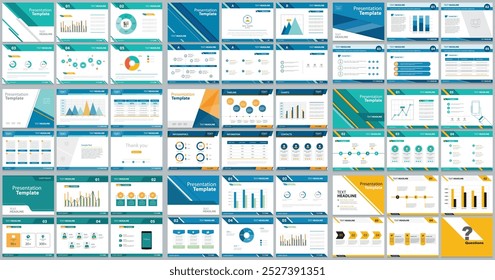 Establezca fondos de Plantilla de diseño de presentación de negocios y diseño de diseño de página para folleto, libro, revista, informe anual y perfil de empresa, con concepto de diseño de gráfico de Elementos gráficos de información