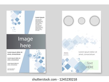 Set of Business presentation slides templates from infographic elements. Can be used for presentation, flyer , brochure, corporate report, marketing, advertising, report, banner, booklet.