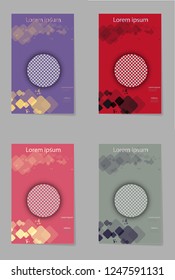 Set of Business presentation slides templates from infographic elements. Can be used for presentation, flyer , brochure, corporate report, marketing, advertising, report, banner, booklet.