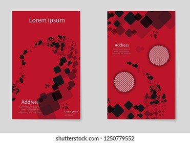 Set of Business presentation slides templates from infographic elements. Can be used for presentation, flyer , brochure, corporate report, marketing, advertising, report, banner, booklet.