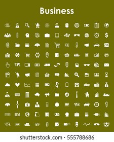 Set of business simple icons