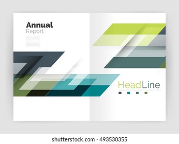 Set of business straight lines abstract backgrounds. Vector illustration