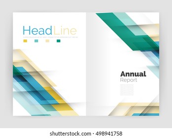 Conjunto de líneas rectas de negocio de fondo abstracto. Ilustración del vector