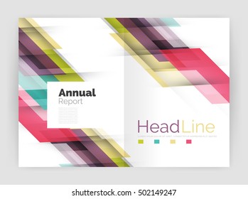 Conjunto de líneas rectas de negocio de fondo abstracto. Ilustración del vector