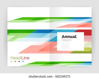Set of business straight lines abstract backgrounds. Vector illustration