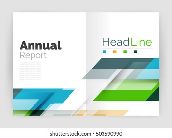 Set of business straight lines abstract backgrounds. Vector illustration