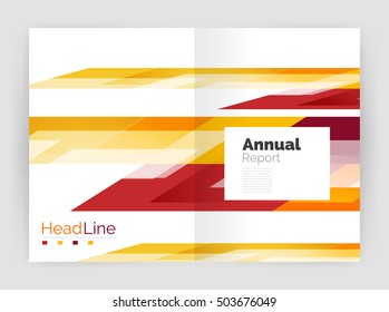 Set of business straight lines abstract backgrounds. Vector illustration