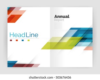 Set of business straight lines abstract backgrounds. Vector illustration