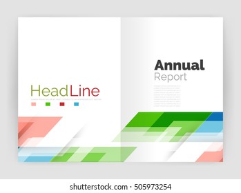Conjunto de líneas rectas de negocio de fondo abstracto. Ilustración del vector