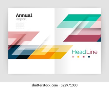 Conjunto de líneas rectas del negocio fondos abstractos. Ilustración del vector