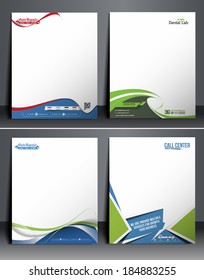 Set of Business Style Corporate Identity Template.