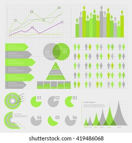 Set of business timeline element for Infographic. Easy to use for your business projects templates for presentation and training. Simple Editable Graphic infographics elements. Vector illustration.