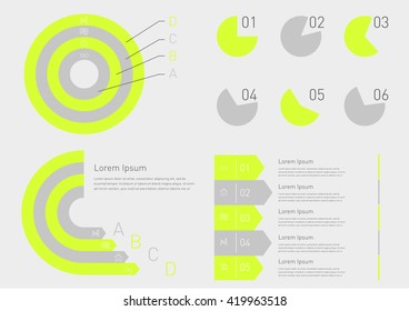 Set of business timeline element for Infographic. Easy to use for your business projects templates for presentation and training. Simple Editable Graphic infographics elements. Vector illustration.