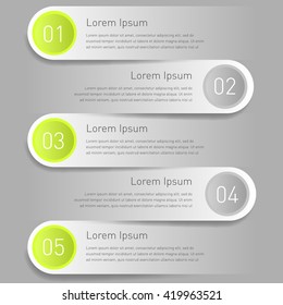 Set of business timeline element for Infographic. Easy to use for your business projects templates for presentation and training. Simple Editable Graphic infographics elements. Vector illustration.