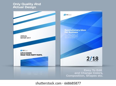 Set of Business vector template, brochure design, abstract annual report, cover modern layout, flyer in A4