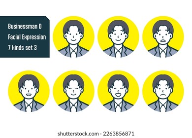 Conjunto de ilustraciones de la captura de pantalla de Businessman.