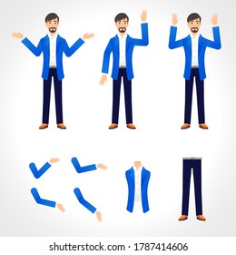 Set of Businessman character design 