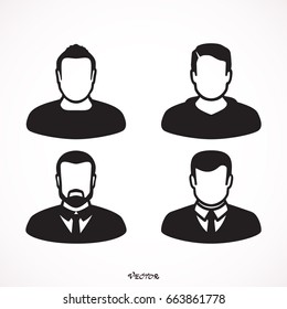 Set Businessman icon
