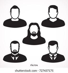 Set Businessman icon