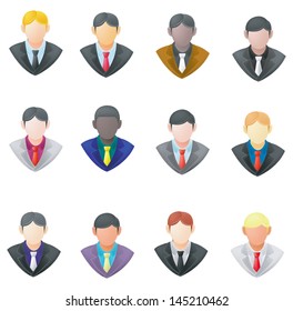 Set of businessman icon, create by vector 