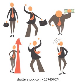 set businessmans