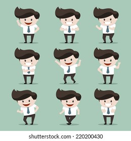Set of Businessmen 