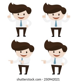 Set of Businessmen