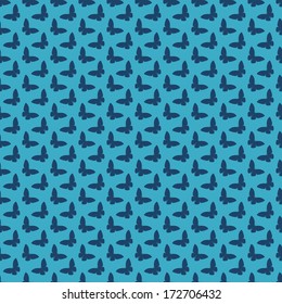 set of butterflies and abstract seamless background