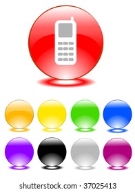 Set of buttons any color