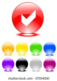 Set of buttons any color