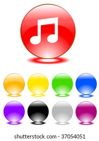 Set of buttons any color