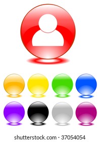 Set of buttons any color