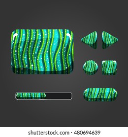 Set buttons of different shapes