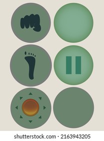 Juego de botones para juegos, aplicaciones y sitios web. Diseño de botones de dibujos animados. Vector aislado. Pelea en la sombra
В е к т о н~ BurnBurn. П о л ь з в htíncelar BurnBurnBurn.