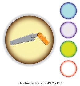 Set of the buttons. Hand instrument.