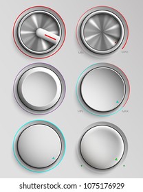 set of buttons reality volume control