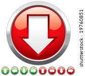 Set buttons for web design. vector