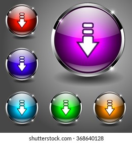 Set buttons for web design.Vector