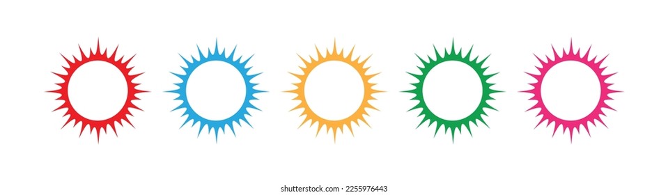 set of buttons web on white background