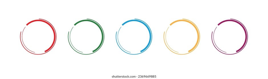 set of buttons web on white background