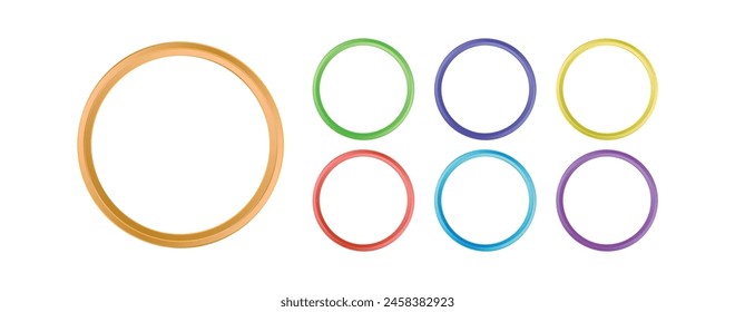 set of buttons web on white background