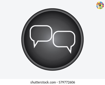 set of buttons for website technology, icon, vector illustration eps10