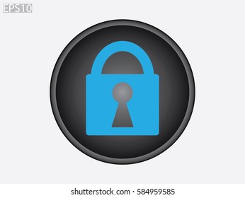 set of buttons for website technology, icon, vector illustration eps10