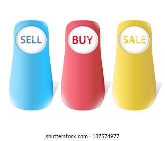 Set of buttons for your page